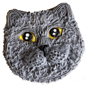 **Grain Free** S&S Mini Kitty 4.3" cat cake - Custom item: 5 Days Leadtime Required