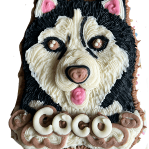 Mini Me Cake 8.5" dog cake - Custom item: 5 Days Leadtime Required, for Pickup Only