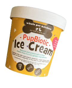 Pupbiotic Ice Cream, plain 12oz - dog and cat treat