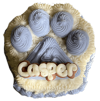 Small Paw Cake 4" dog cake - Custom item: 5 Days Leadtime Required - Image 5