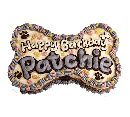 **SensitiveSkin** Bone Shaped Party Cake 8.5" dog cake - Custom item: 5 Days Leadtime Required - Image 8