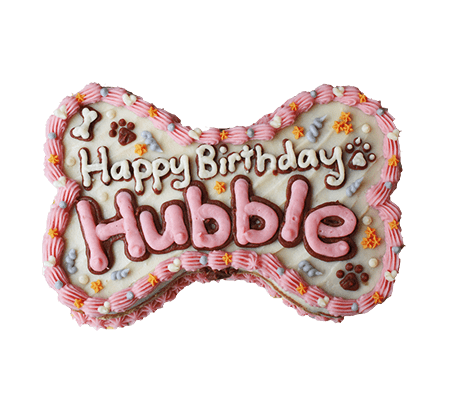 **SensitiveSkin** Bone Shaped Party Cake 8.5" dog cake - Custom item: 5 Days Leadtime Required - Image 6