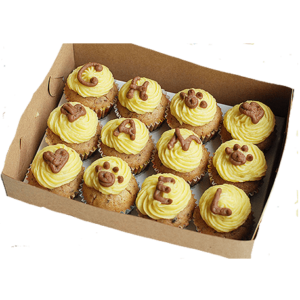 **SensitiveSkin** Mini Pupcakes with Carob Message dog cake - Custom item: 5 Days Leadtime Required, for Pickup Only